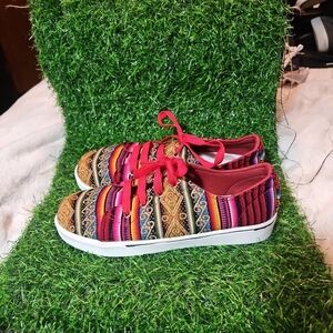 Chaski Trainers Womens Size 6.5 Multocolored Knit Sneakers